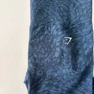 GymShark - ADAPT ANIMAL SEAMLESS LEGGINGS - Navy